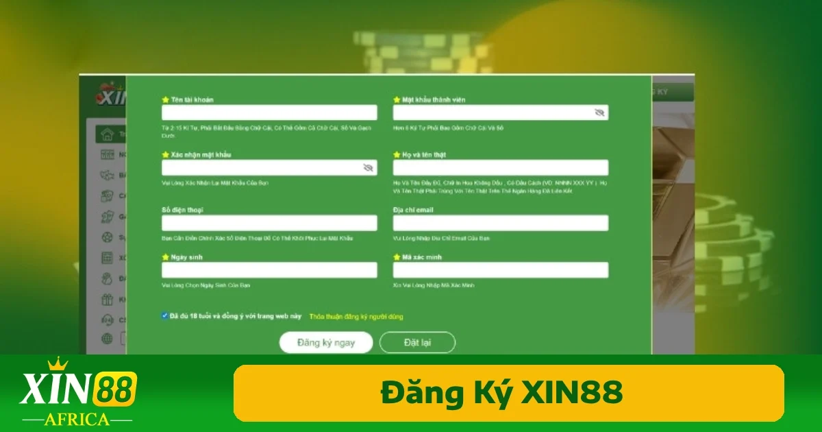 Đăng Ký Xin88 1 Việc đăng ký xin88 không chỉ giúp bạn tiếp cận các trò chơi đa dạng và phong phú mà còn mở ra cơ hội nhận những khuyến mãi đặc biệt dành riêng cho thành viên mới.
