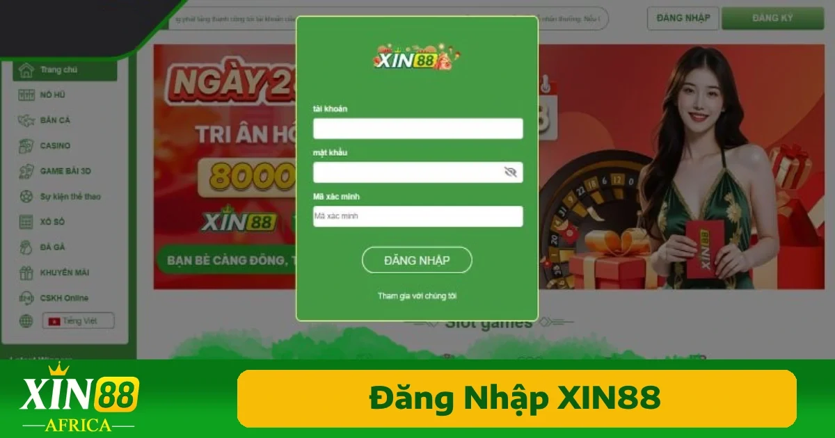 Đăng Nhập Xin88 3 Thật dễ dàng để đăng nhập Xin88 dù bạn sử dụng nền tảng nào đi nữa, miễn là bạn nắm được các bước căn bản và làm theo đúng hướng dẫn.
